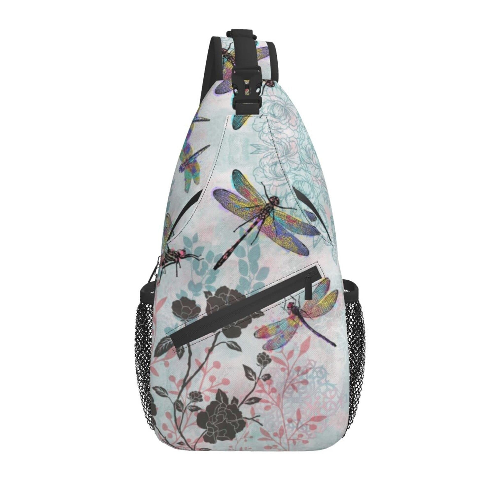 Sling Daypacks,adjustable Rope Crossbody One Shoulder Bag Travel Hiking Cycli...