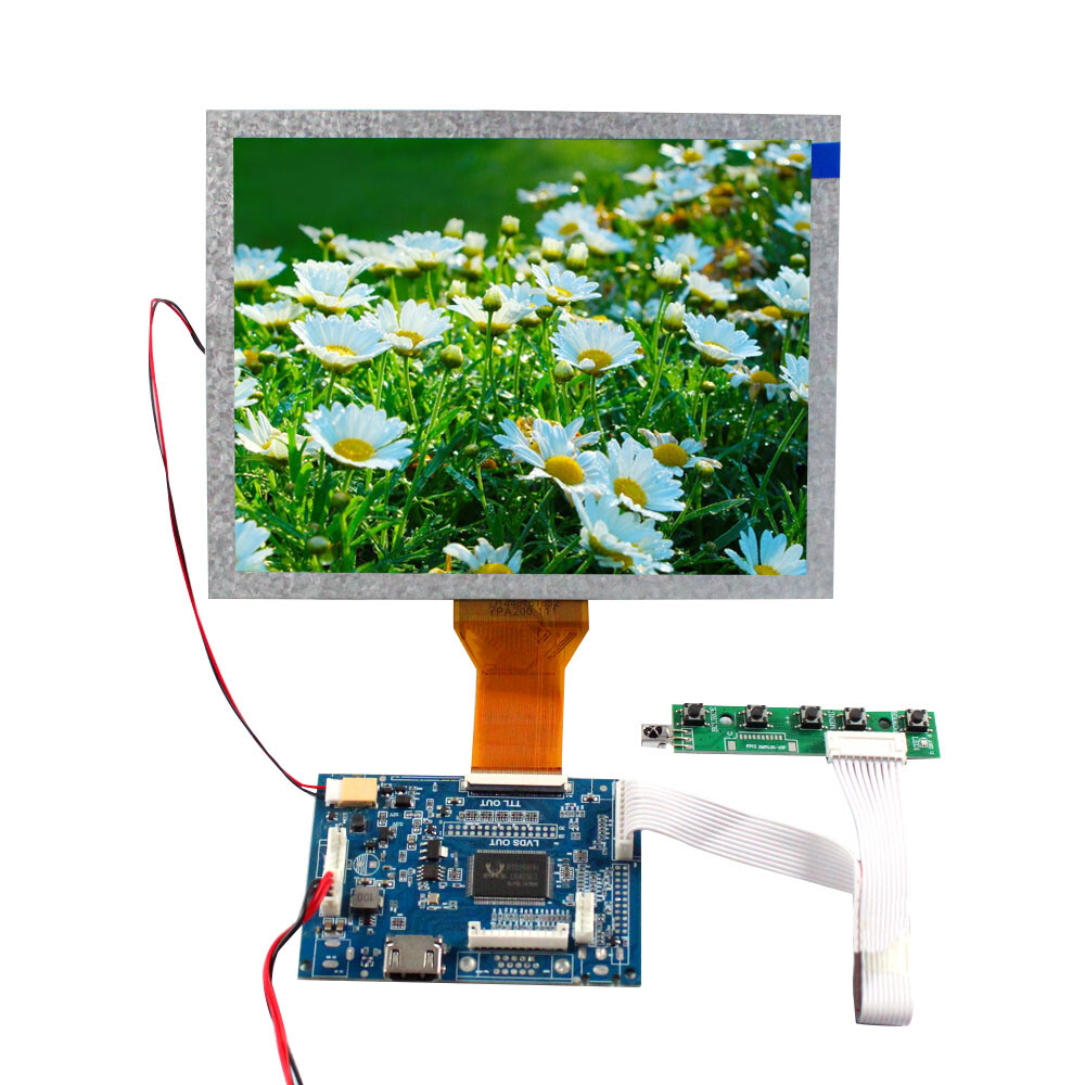 HD VGA AV1 AV2 LCD Controller Board 8inch EJ080NA 05A 800x600 LCD Screen