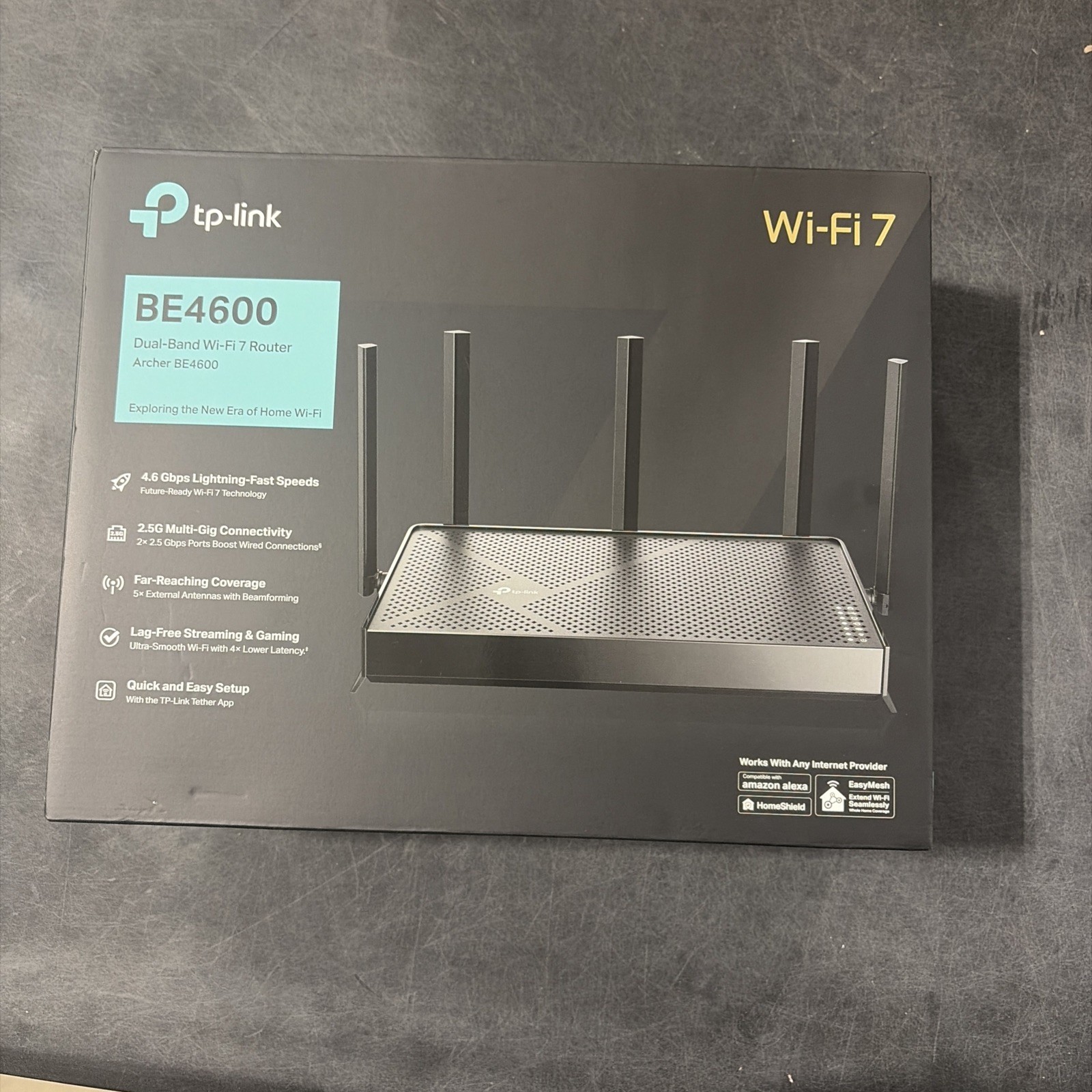 TP-Link BE4600 Archer Dual-Band Wi-Fi 7 Router New