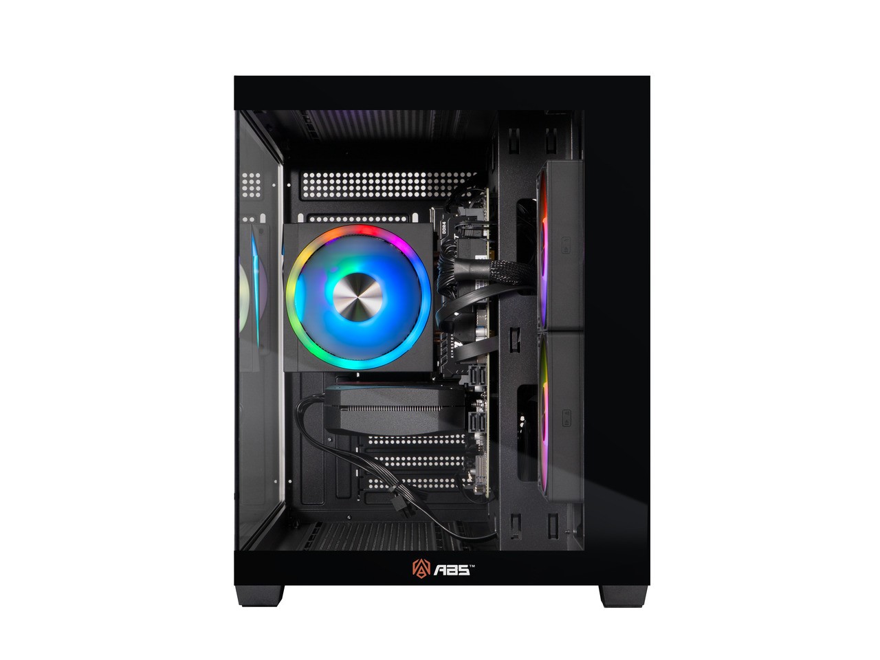 ABS Flux II Aqua Prebuilt Gaming PC - Windows 11 - Intel Core i5-14400F - GeForc