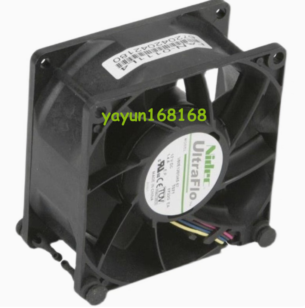 For Supermicro FAN-0111L4 80x38mm9.5K RPM Nidec UltraFlo V80E12BGA5-57 Axial Fan