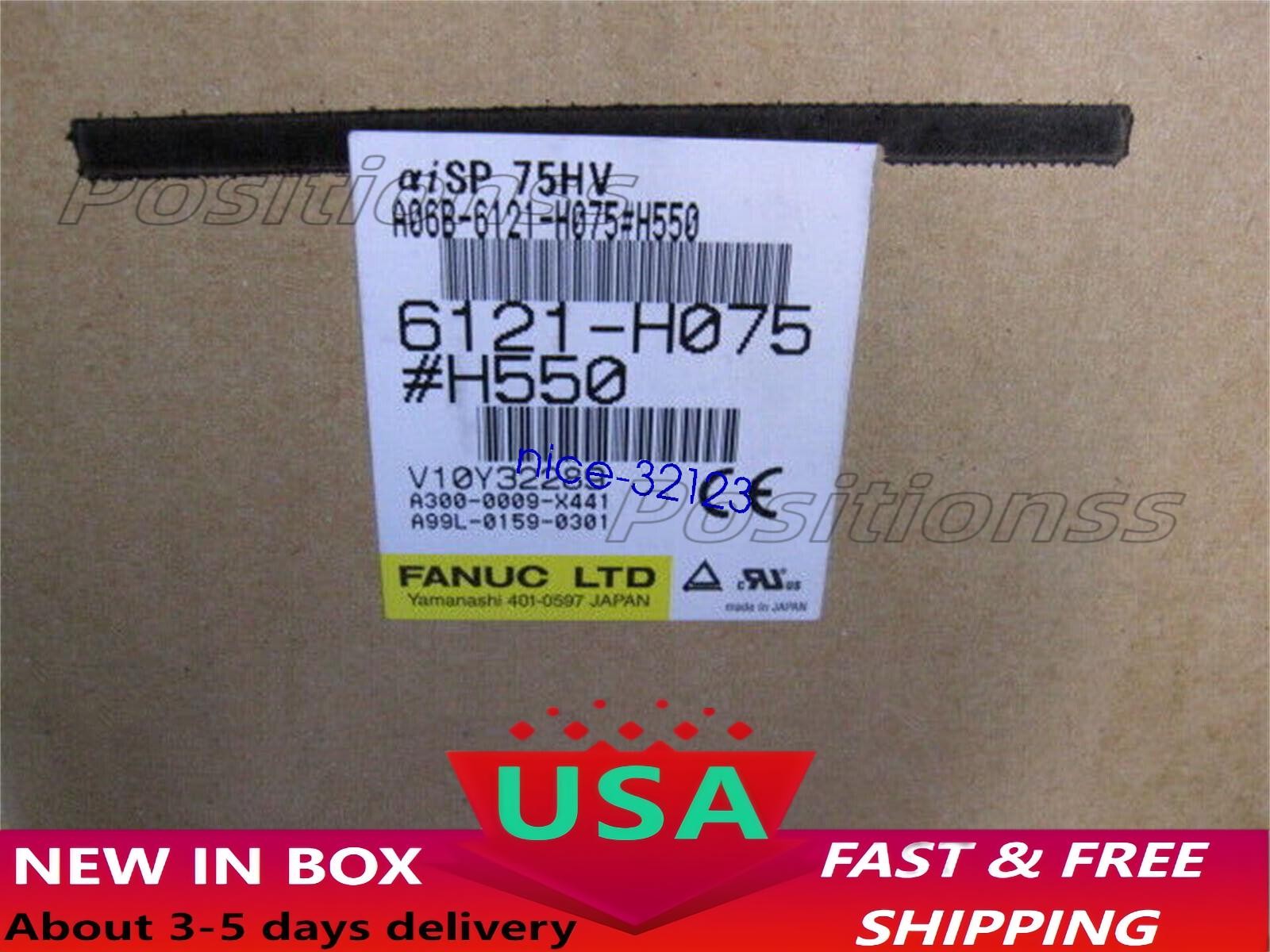1PC 1PC New In Box FANUC A06B-6121-H075#H550 Servo Drive via DHL&FedEx&UPS