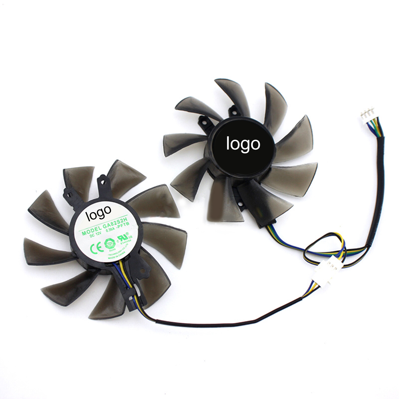 75mm GA82S2H for GALAX GTX1060 P106-100 6GB Graphics Video Card Fan 4pin
