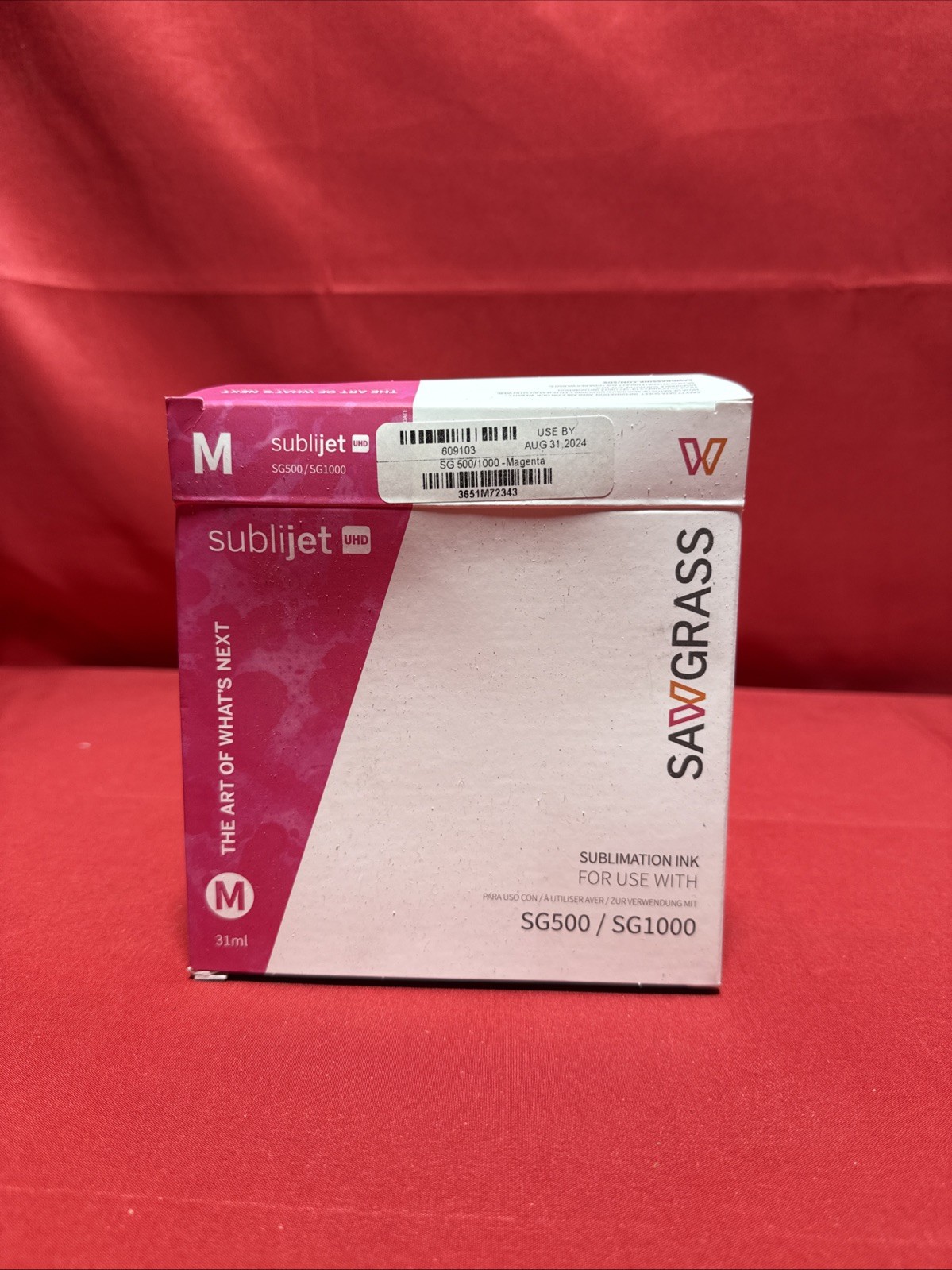 Sawgrass SubliJet UHD Sublimation Ink Cartridge-SG500/SG100 Magenta NEW Expired 