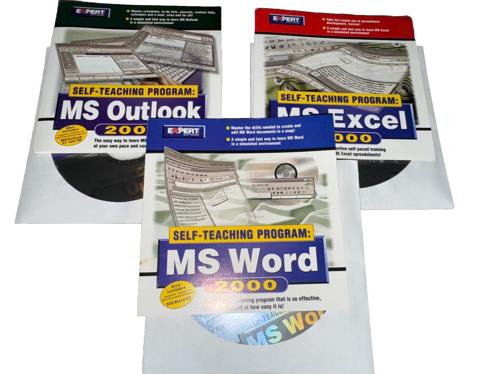 Expert Software Self-Teaching Microsoft Excel, Word, Outlook