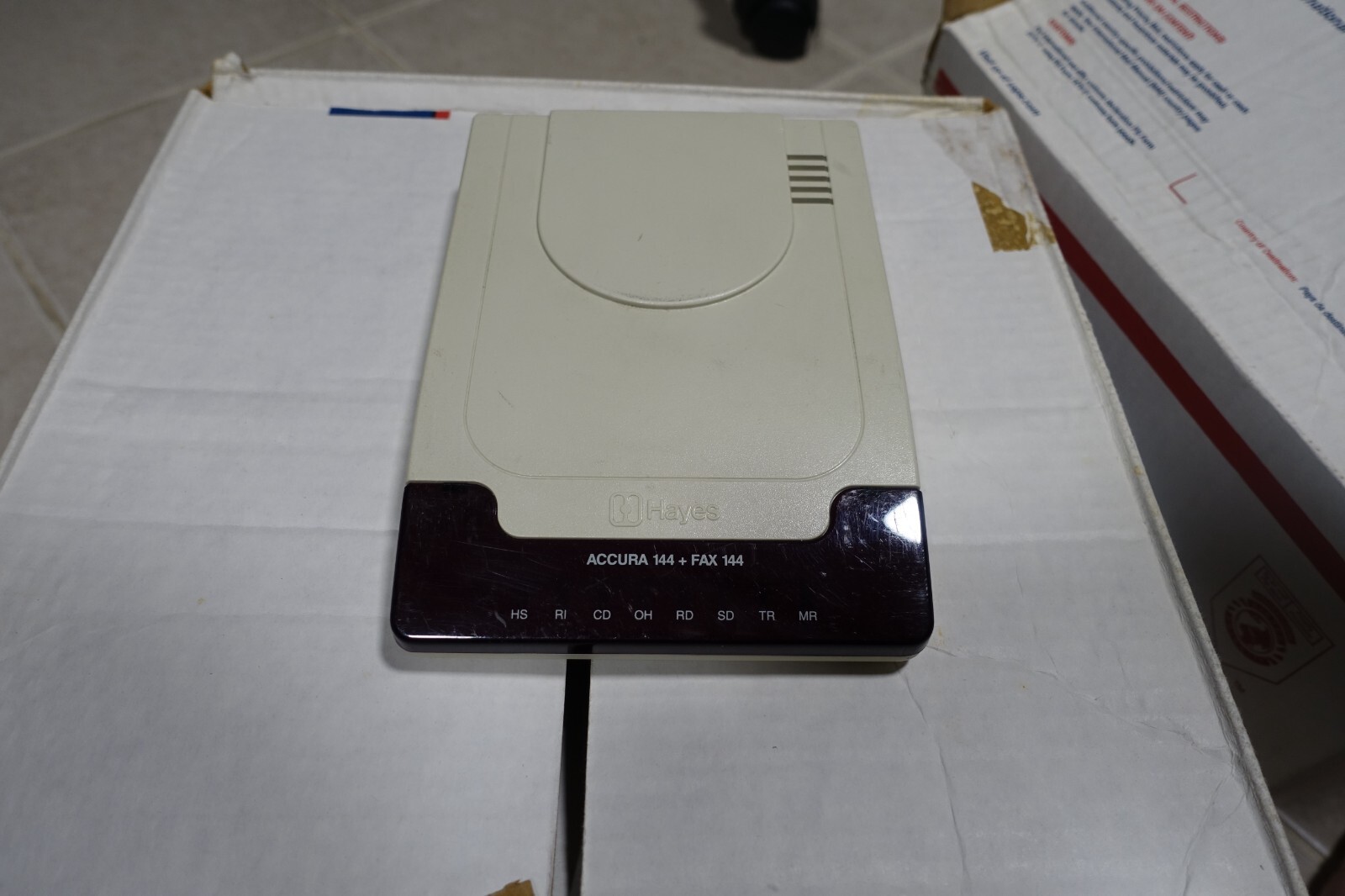 5611US HAYES ACCURA 14.4 EXT FAX Modem With Power AC adapter