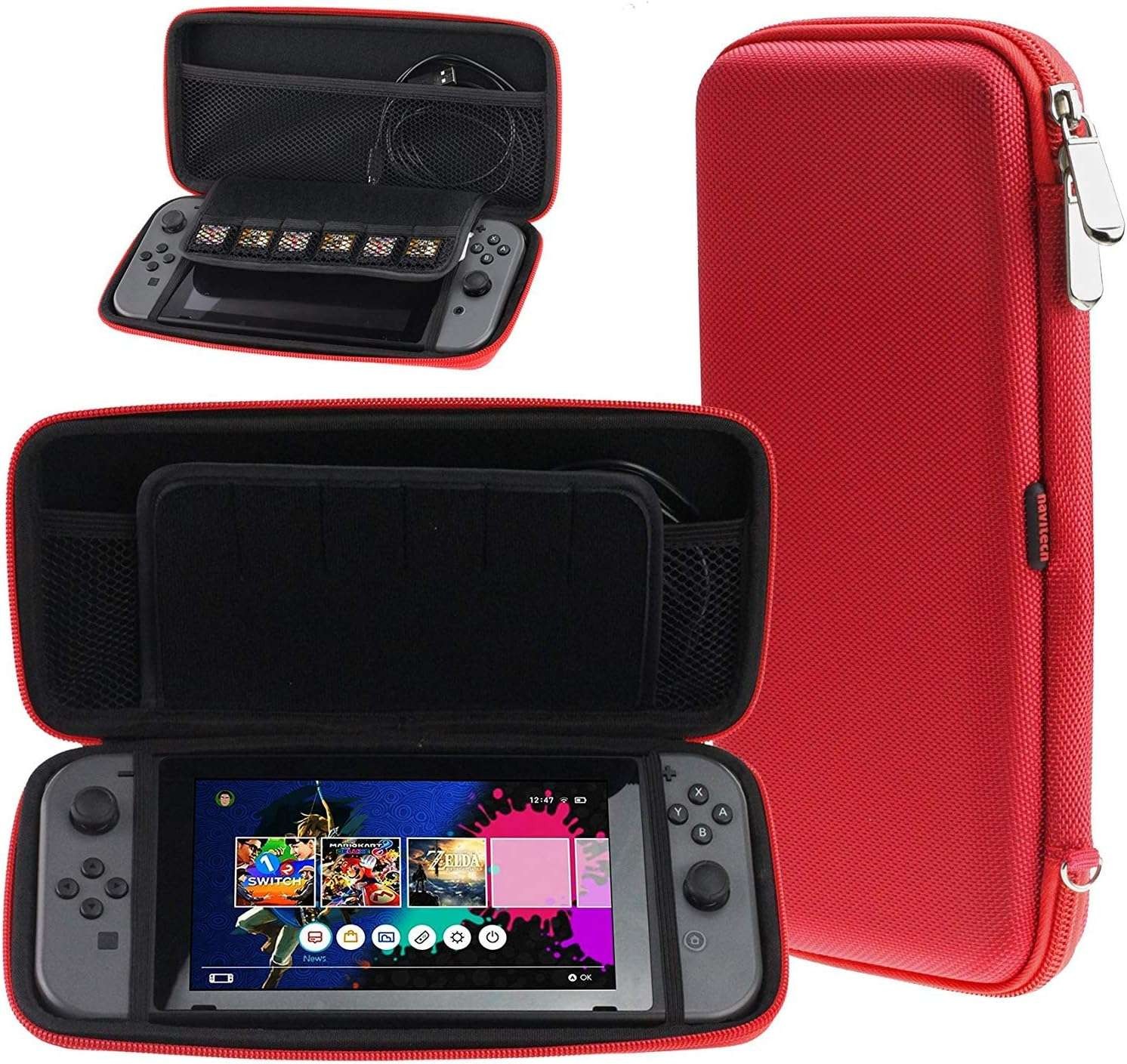 Navitech Red Case For Nintendo Switch