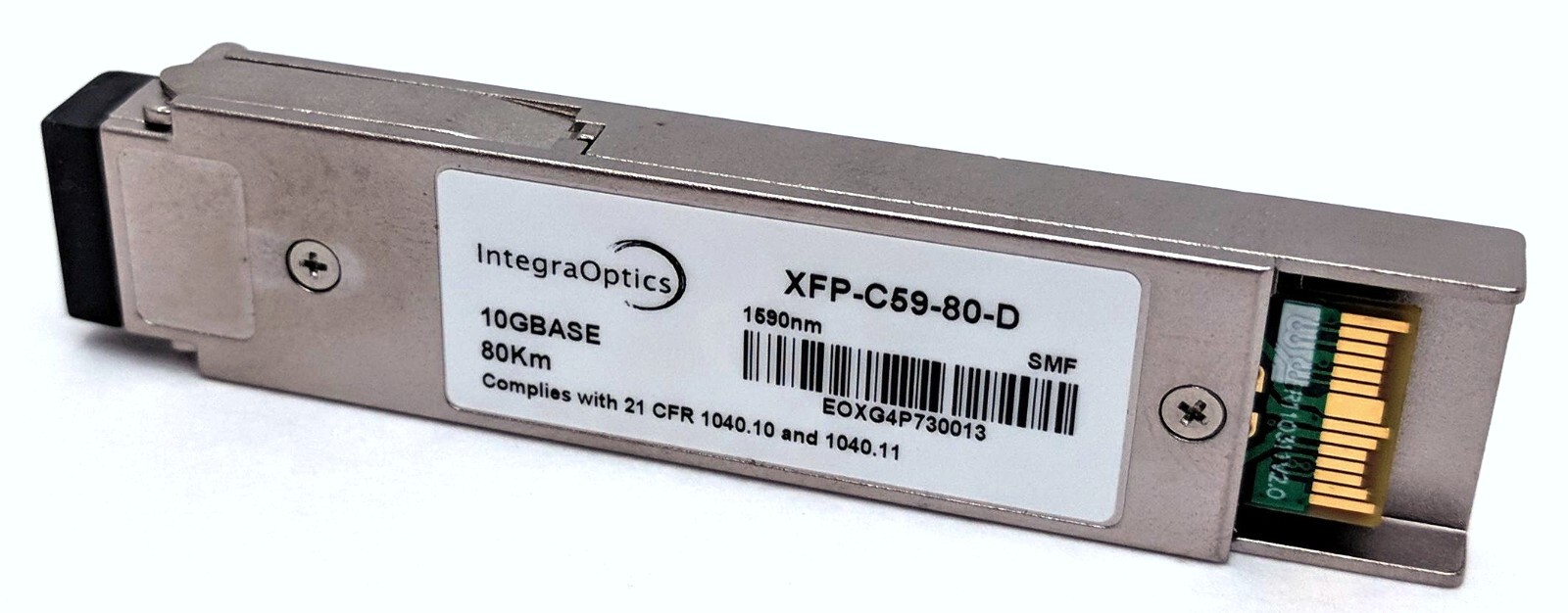 Lot of 7 Integra Optics XFP-C59-80-D SFP Transceiver Module 10GBASE 80Km SMF
