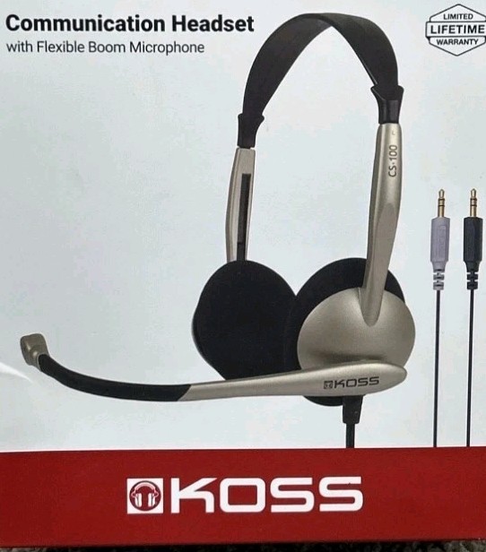 KOSS CS100 On-Ear Communication Headset 7755