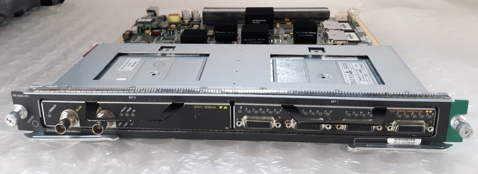 Cisco WS-X6582-2PA Enhanced FlexWAN Module w/ 1DS3+ Serial+Fast Serial Enhanced