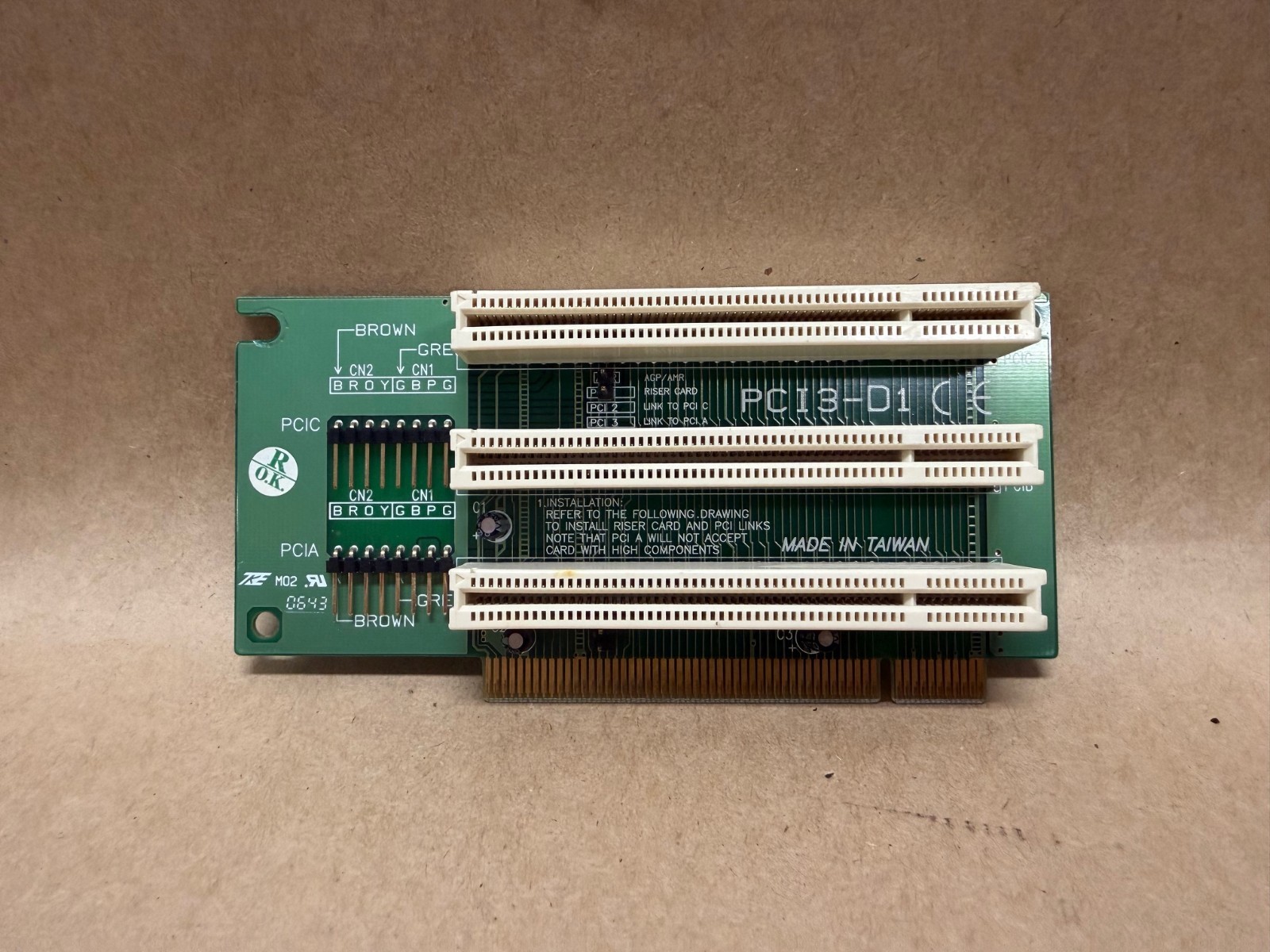 3 Slot PCI3-D1 PCI Riser Card Module Board