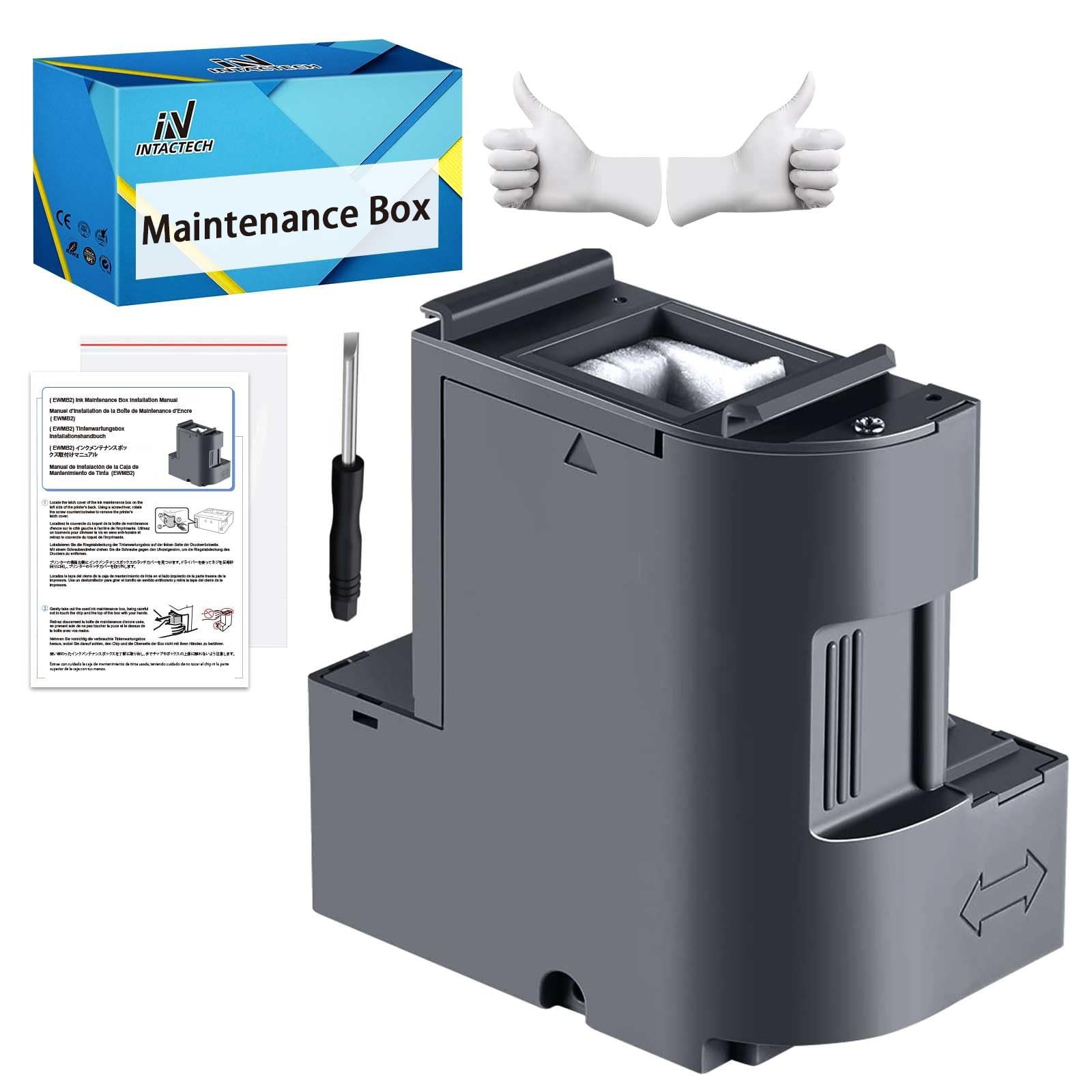 IN INTACTECH Maintenance Box 1 Pack Ink for ET-4850, 1