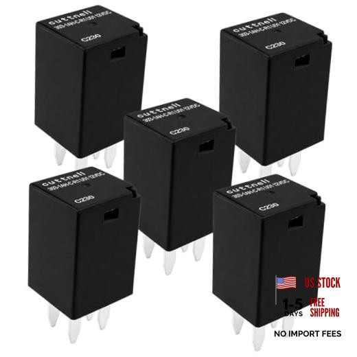 -Pack 303-1AH-C-R1 U01 12VDC Relay 20A 4-Pin - Compatible with Select Polaris 5