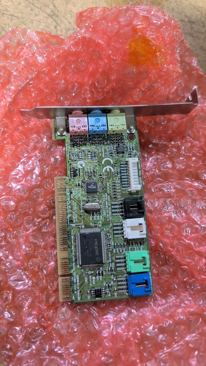 Genuine Creative Sound Blaster CT5807 PCI Sound Card Dell PN 3196W G2U