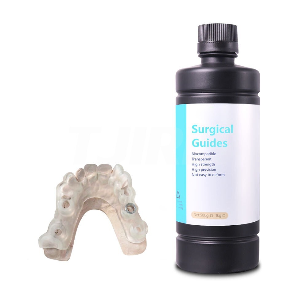 DLP LCD Dental 3D Printer Surgicale Guide Resin Biocompatible Transparent Resin