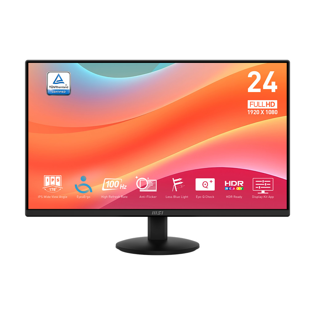 MSI PRO MP242L 24" IPS FHD 100Hz Monitor - HDMI DP Adaptive-Sync - New in Box