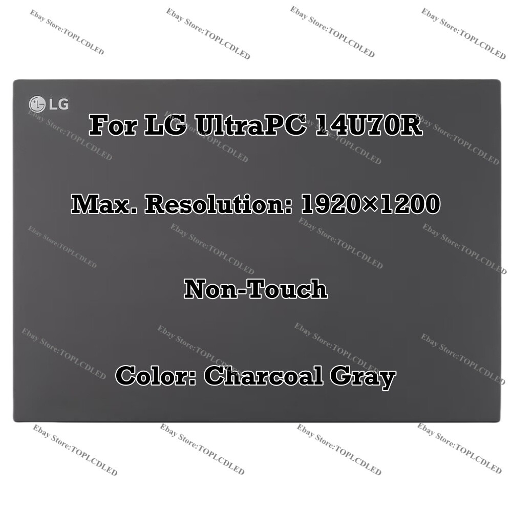For LG UltraPC 14U70R 14.0" 1920×1200 LCD Display Complete Non-Touch 45% NTSC
