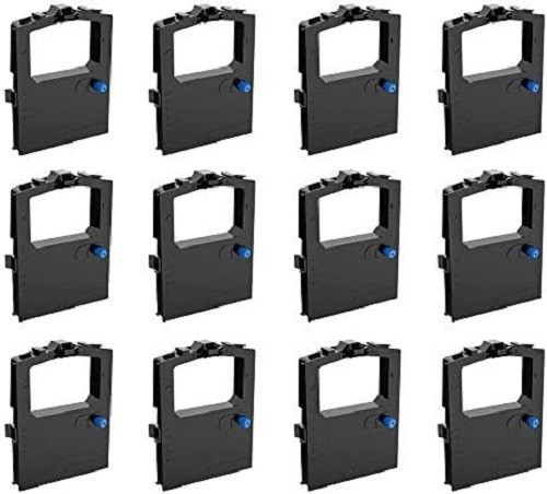 12 Pack Compatible Ribbon Replacement Okidata 52102001 Microline 320 321 Black