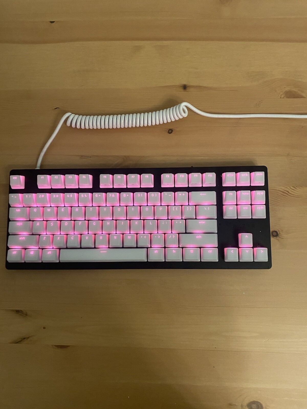 RazerHuntsman V2 Tenkeyless  Keyboard Linear * Upgraded KeyCaps and Cable*