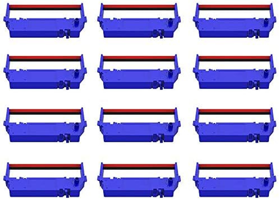 12 Pack Compatible SP700 Printer Ribbon B/R Replacement for Star RC-700BR SP-700