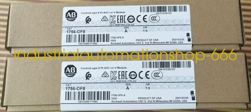 1PC New 1756-OF8 ControlLogix 8 Pt A/O I or V Module Via DHL or FedEX