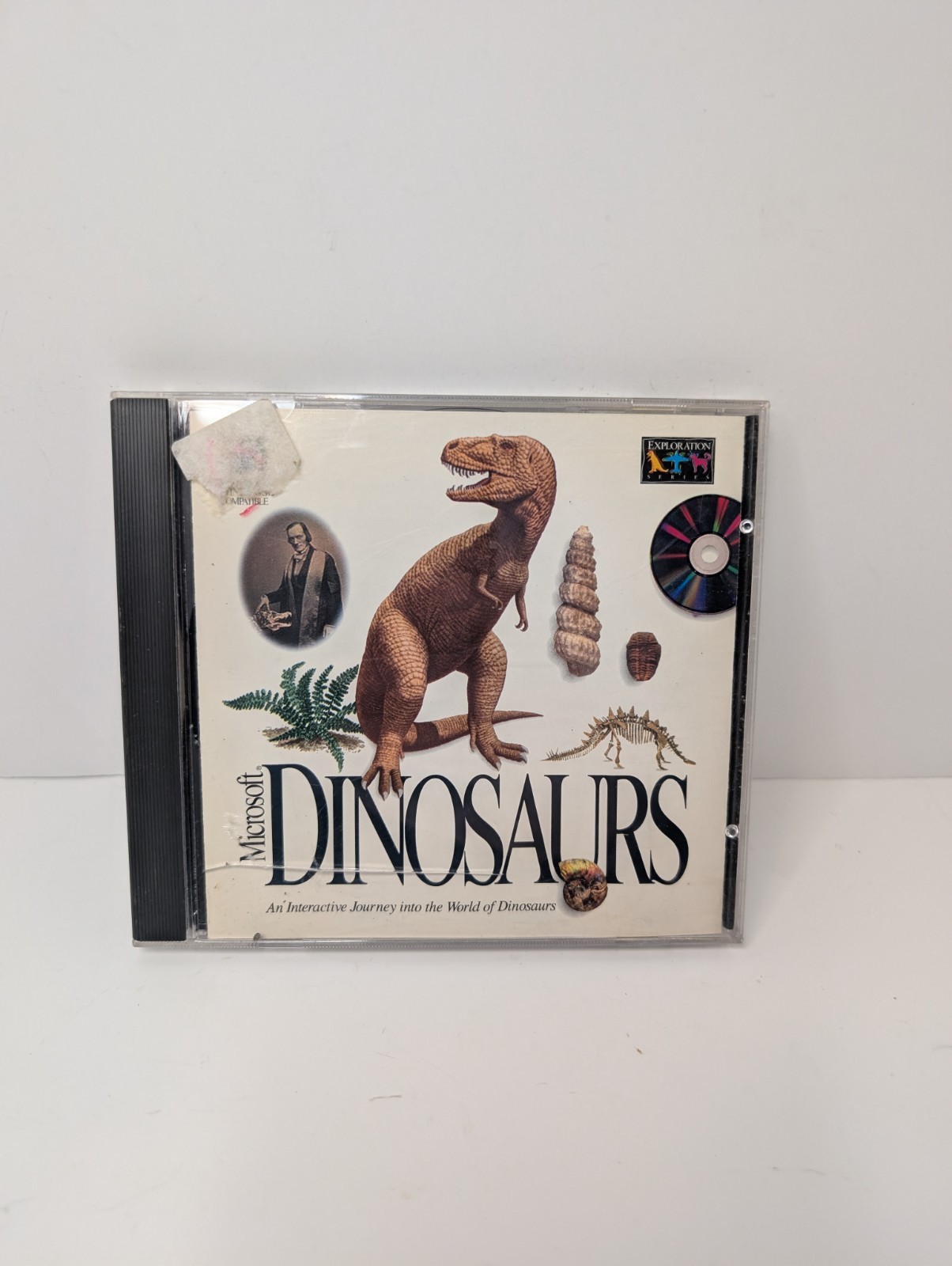 Microsoft Dinosaurs CD-ROM (PC, 1993) Prehistoric Learning Educational Software 