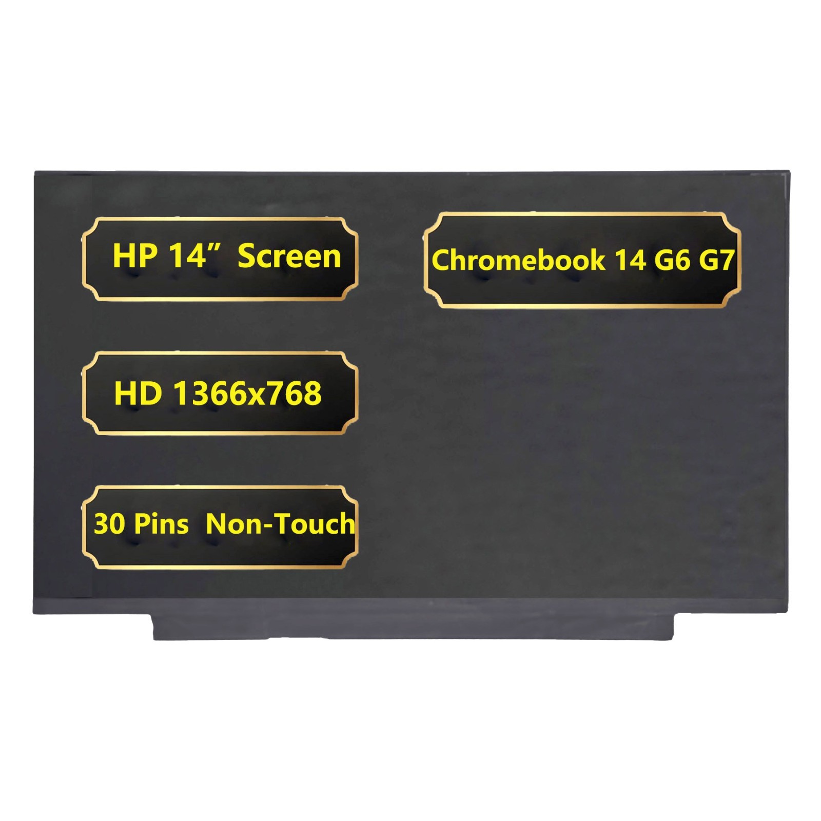 New For HP Chromebook 14 G6 G7 Non-Touch display HD 14" LCD Screen M47192-001