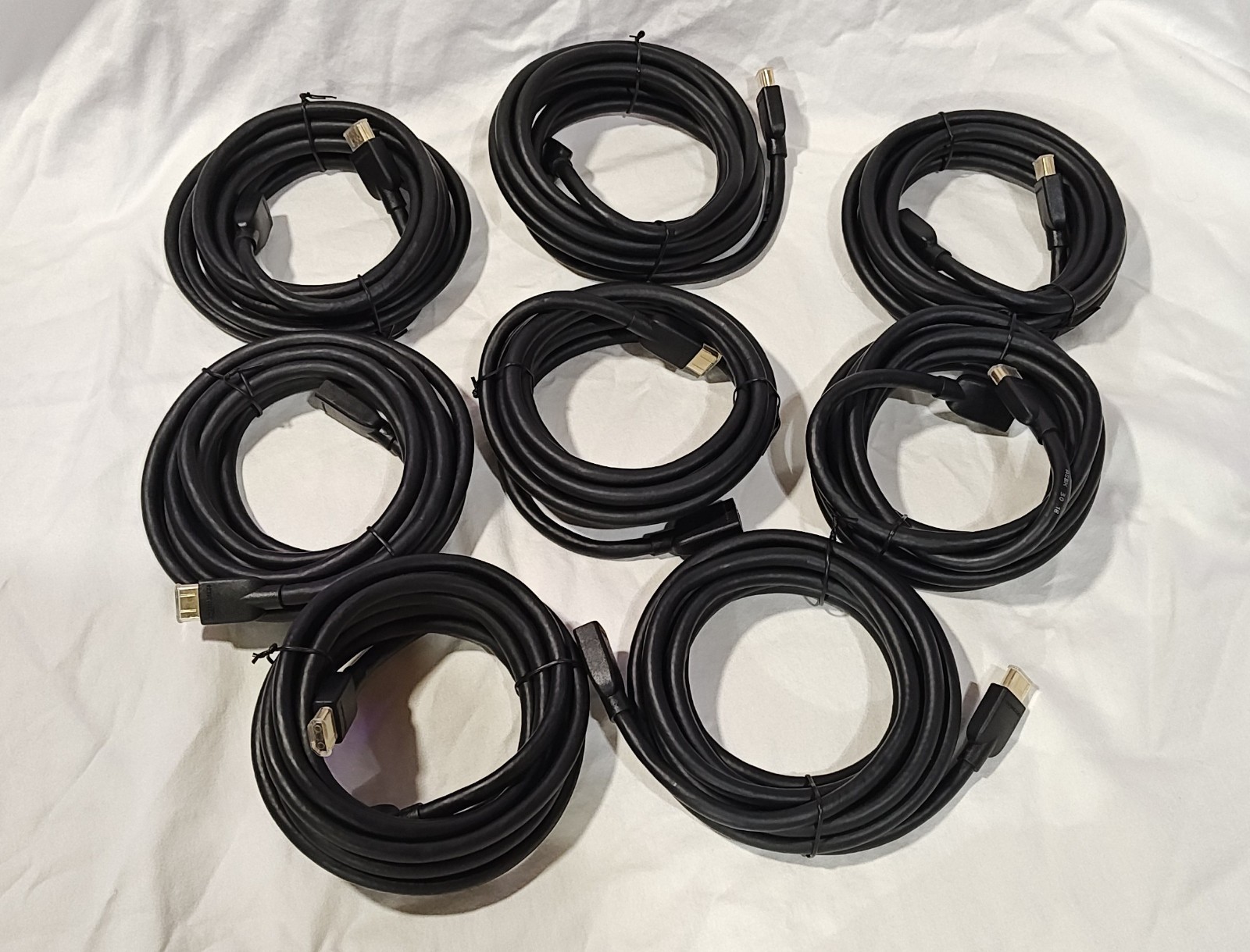 Amazon Basics 10ft HDMI 2.0 Extension Cable (lot of 8)