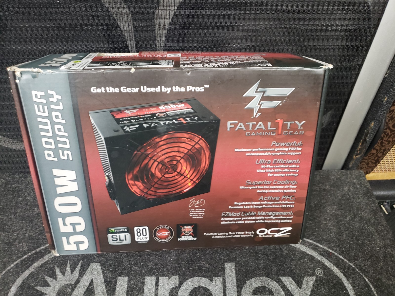 OCZ Fatal1ty 550W ATX PC Desktop Computer Power Supply Model Number: OCZ550FTY