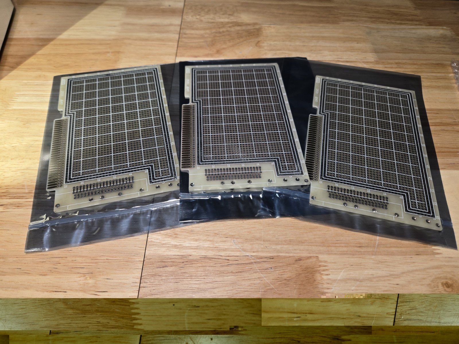 3x NOS Vintage  JAMECO JE417 Computer Prototyping Board With Grid Layout