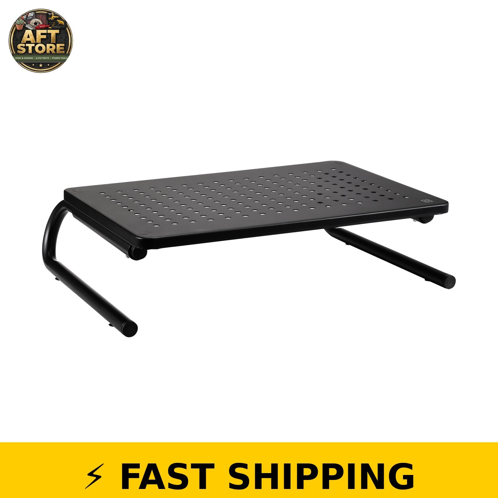 Incipio Monitor Riser Stand - Ergonomic Computer Desk Shelf - Black