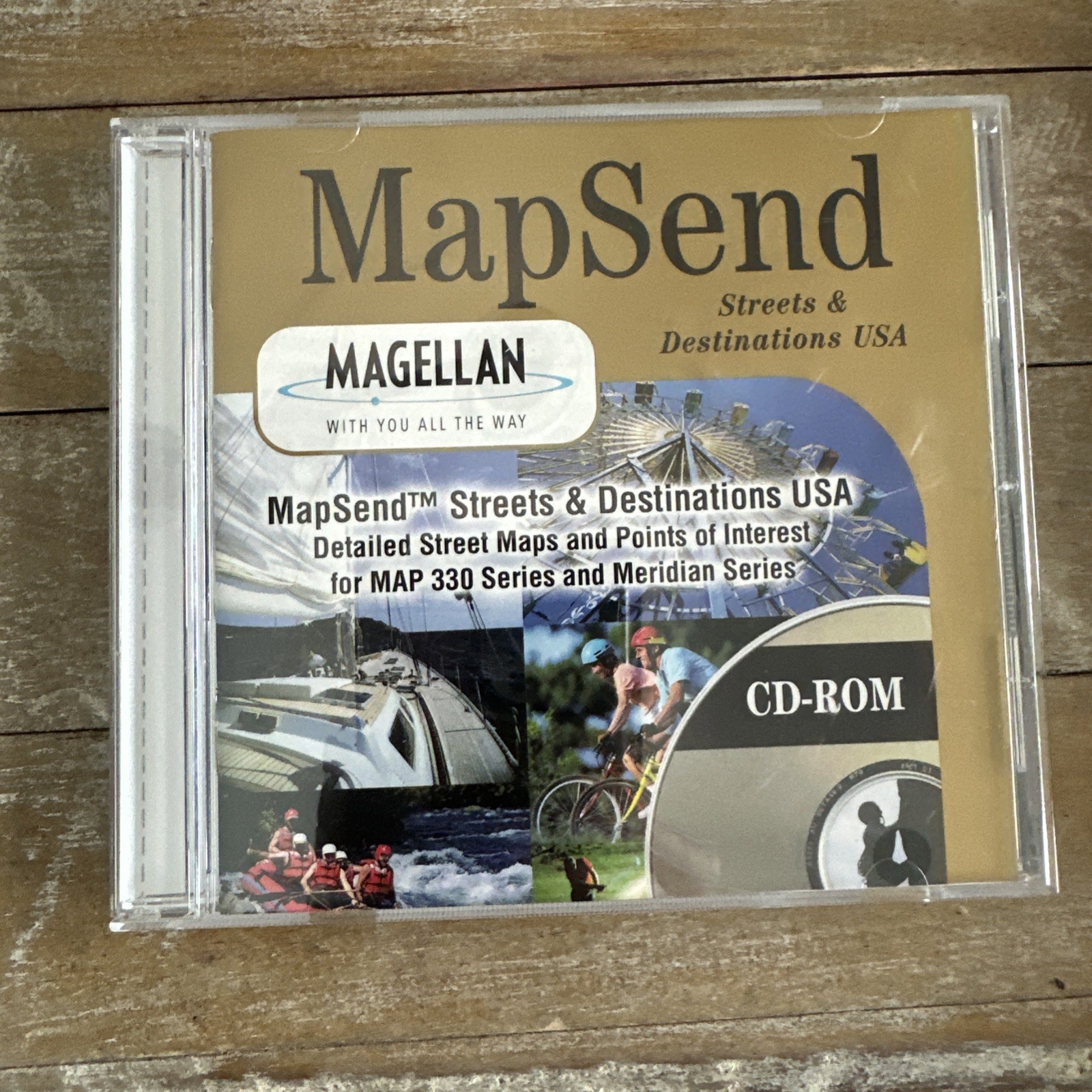 Magellan MapSend Streets & Destinations USA (PC CD-ROM, 2001)