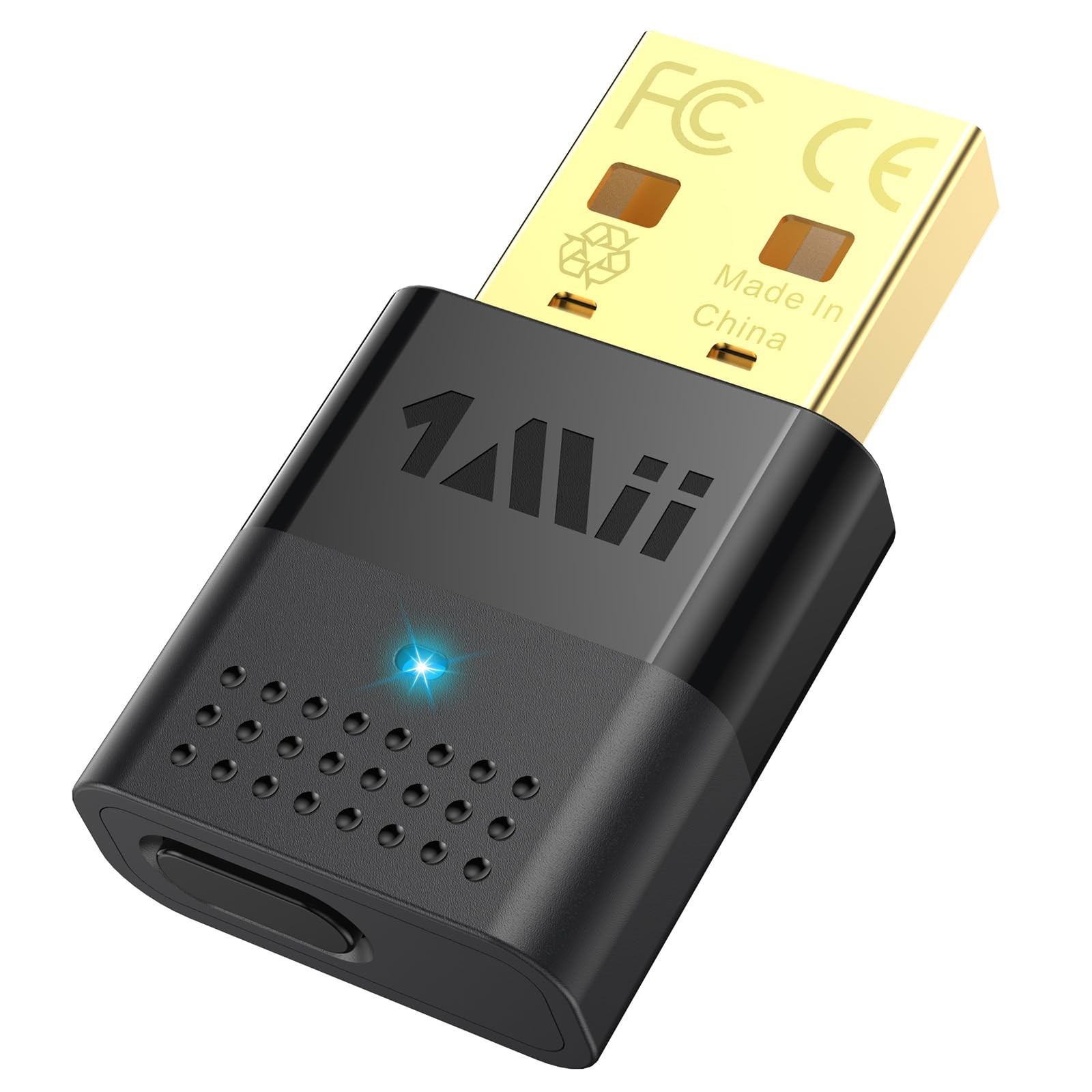 1Mii B10 Bluetooth Adapter USB Dongle for PS5 PC aptX Low Latency Adaptive