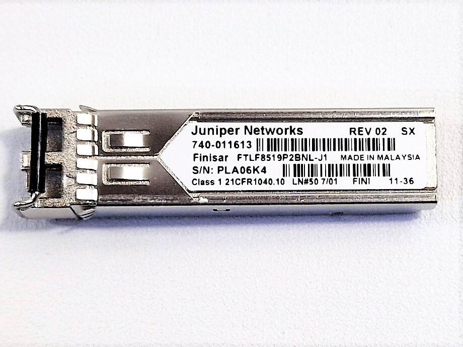 Juniper Networks 740-011613 Transceiver Module Adapter Finisar FTLF8519P2BNL-J1