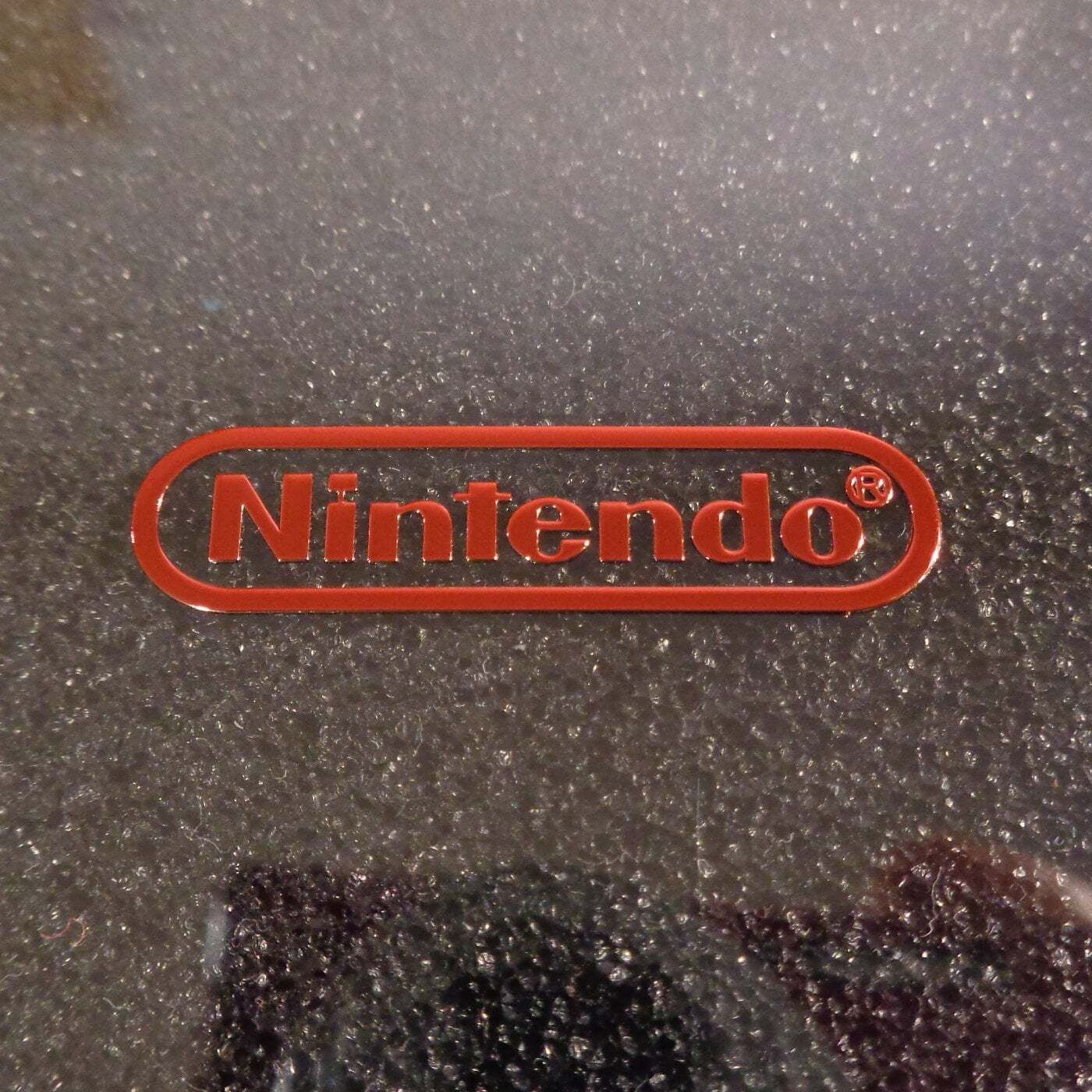 Nintendo Console Label / Aufkleber / Sticker / Badge / Logo 30mm x 7mm [0173b]