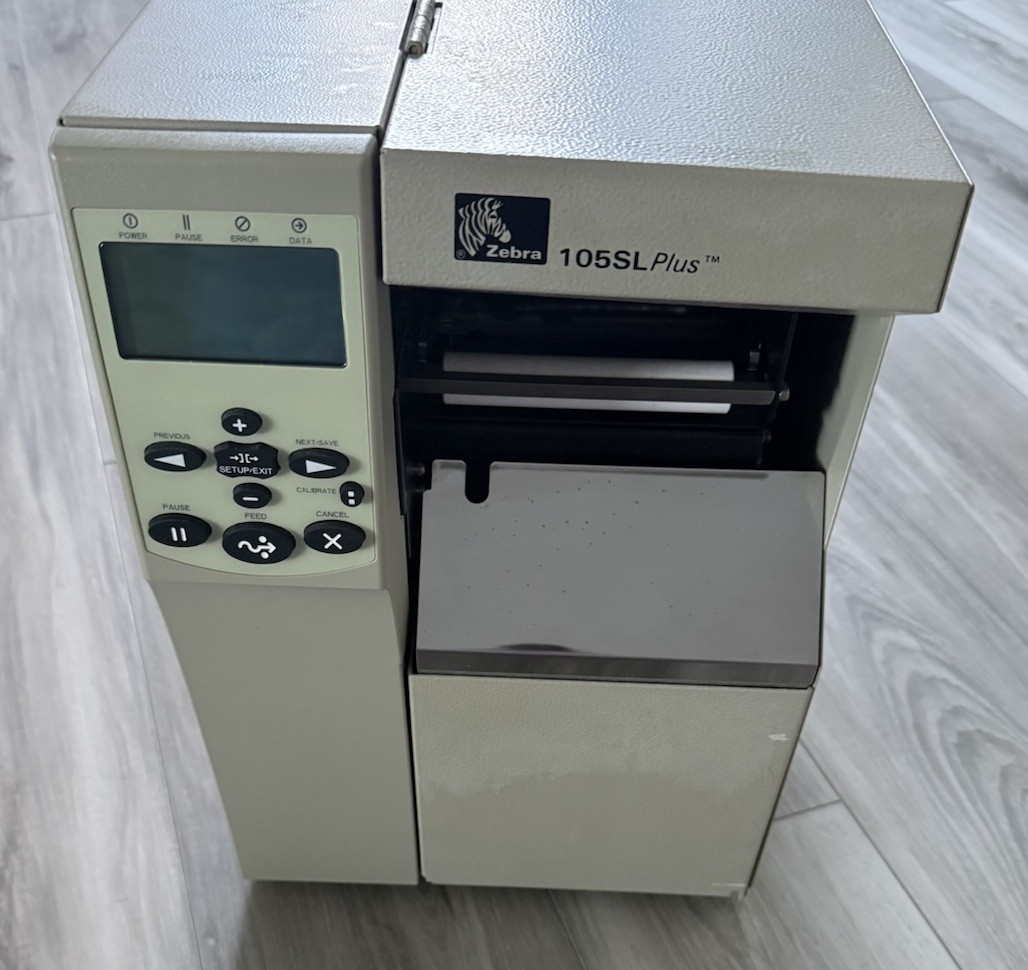 Zebra 105SL Plus 103-801-0000 Ethernet Network Label Thermal Printer