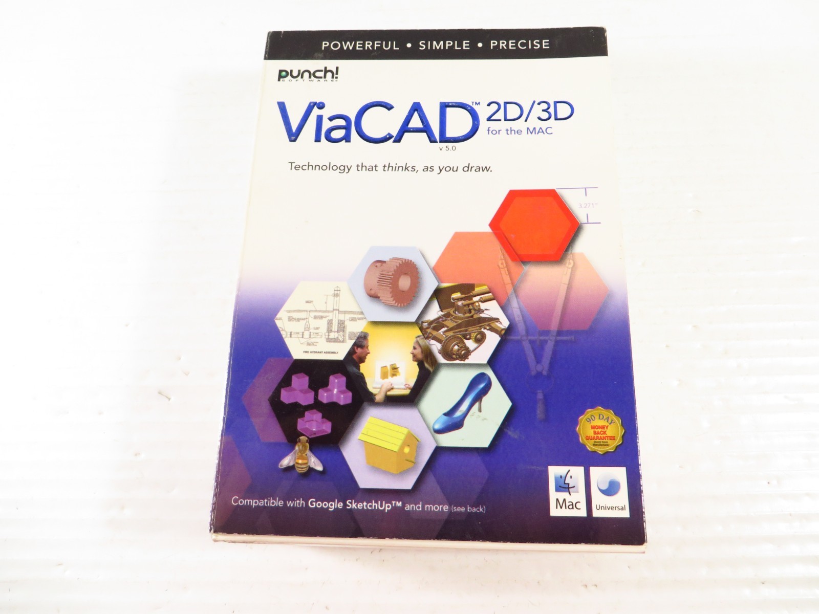Punch ViaCAD 2d/3d Version 5.0 for Mac, TM964LL/A, Complete Set