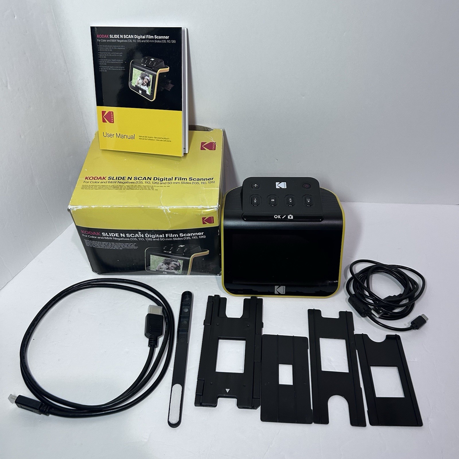 KODAK Slide N Scan Film & Slide Scanner, 5" All Angle LCD Screen 