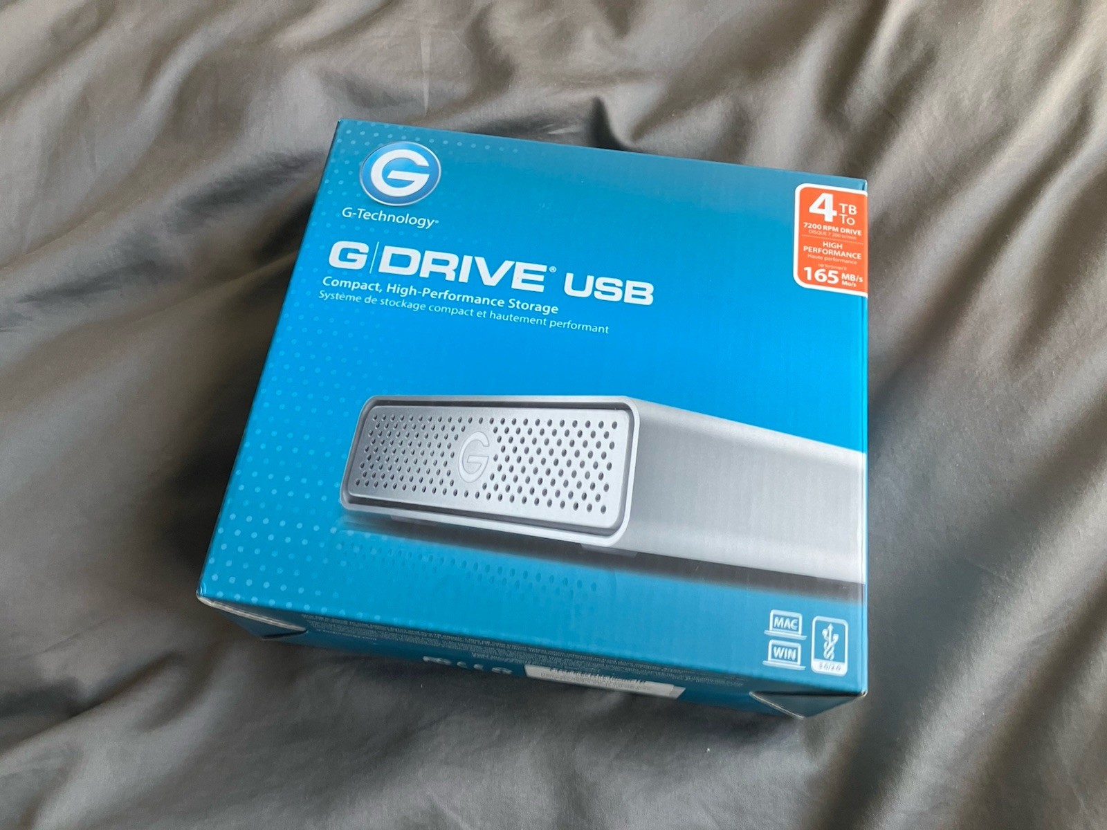 G-Technology G-DRIVE External HDD 4TB 7200RPM Open Box TESTED w/ All Accessories