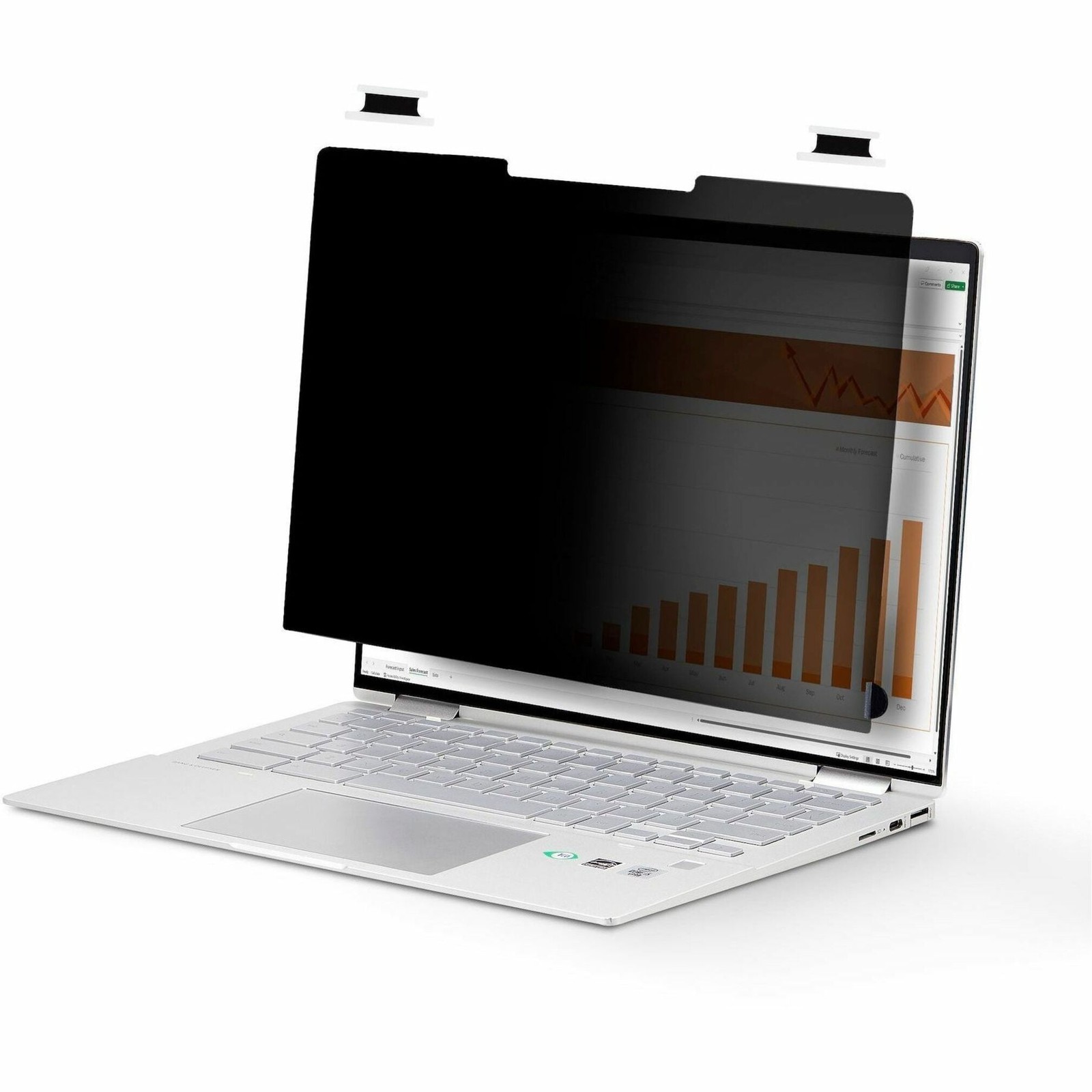 StarTech 14in 16:10 Touch Laptop Privacy Screen, Flip-Over Design, Anti-Glare
