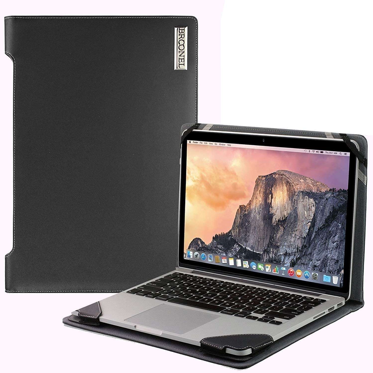 Broonel Black Profile Case For MacBook pro 2017 13 "