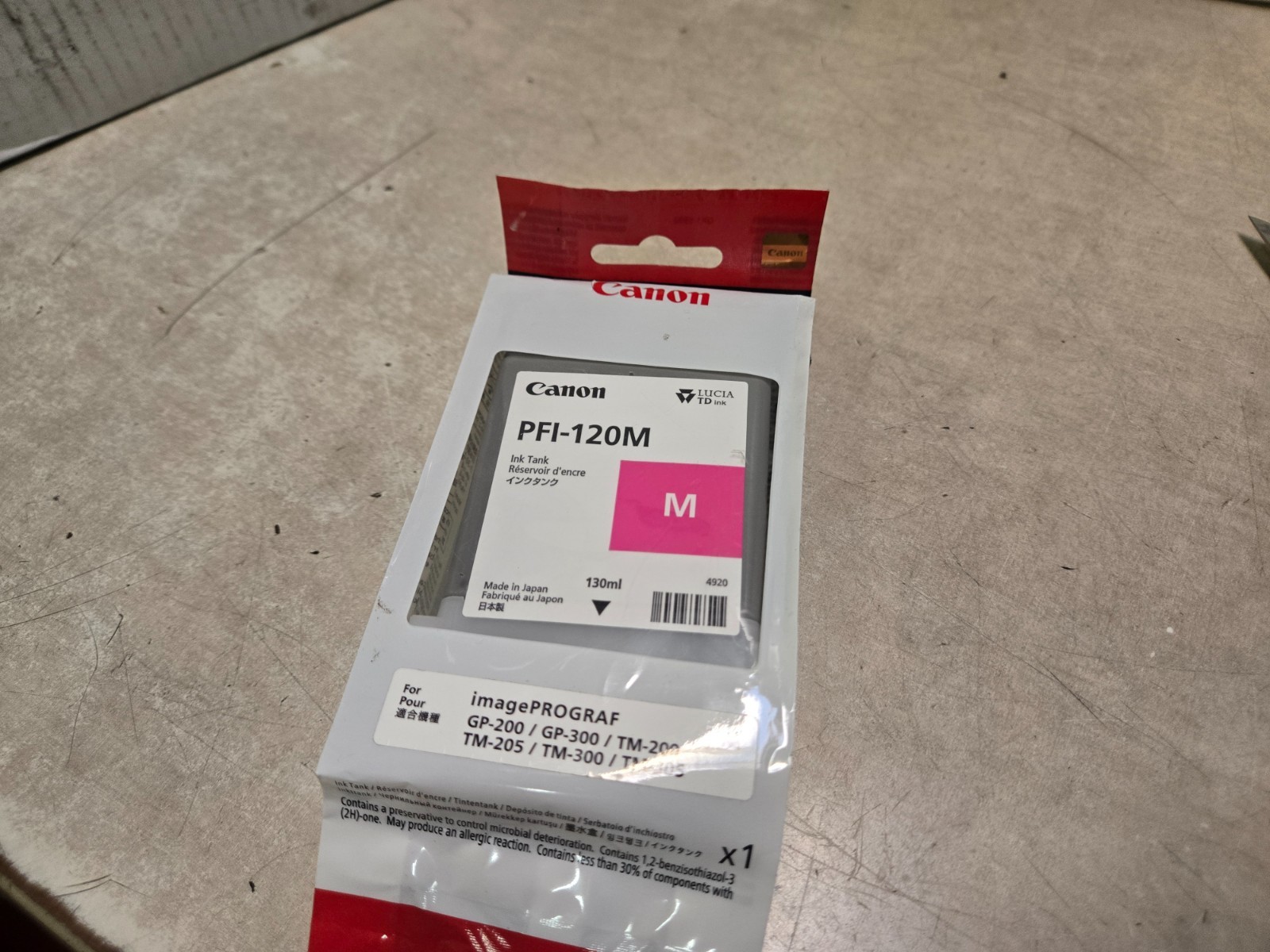 Canon PFI-120M Original Ink Cartridge - Magenta (2887c001) 2028