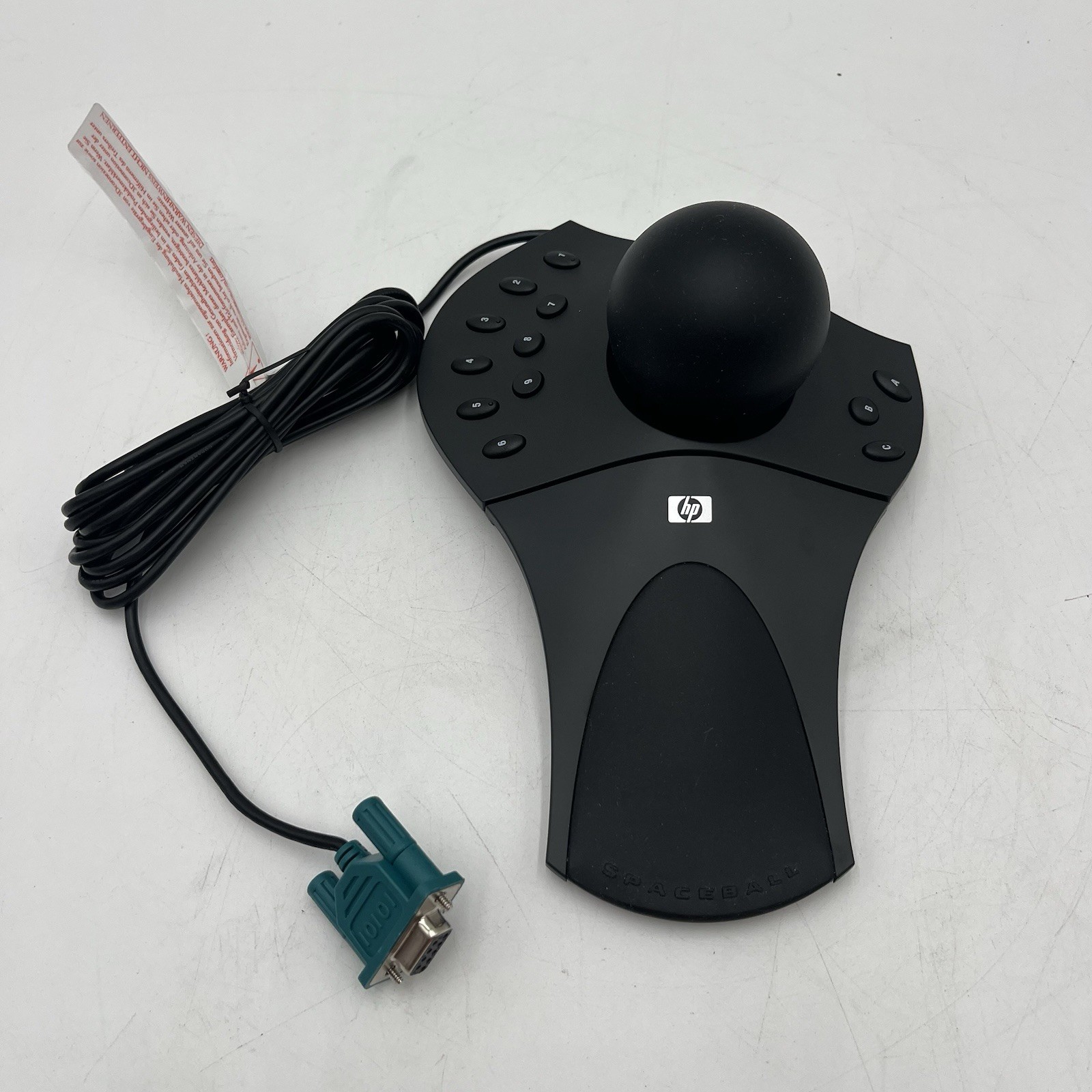 HP SpaceBall 5000 FLX-A DE934A 3D Mouse Controller Serial Vintage CAD Tested