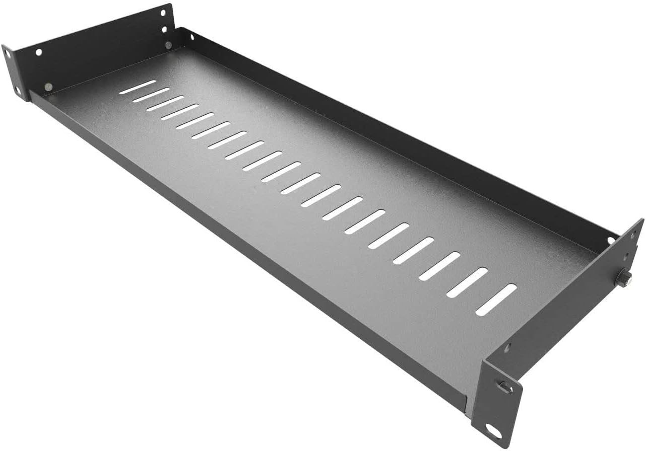 1U Disassembled Vented Cantilever Server Rack Mount Shelf 6(152mm) Depth for