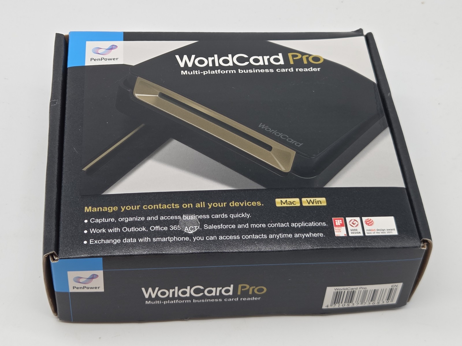 PenPower WorldCard Pro WCU02A Business Card Reader 