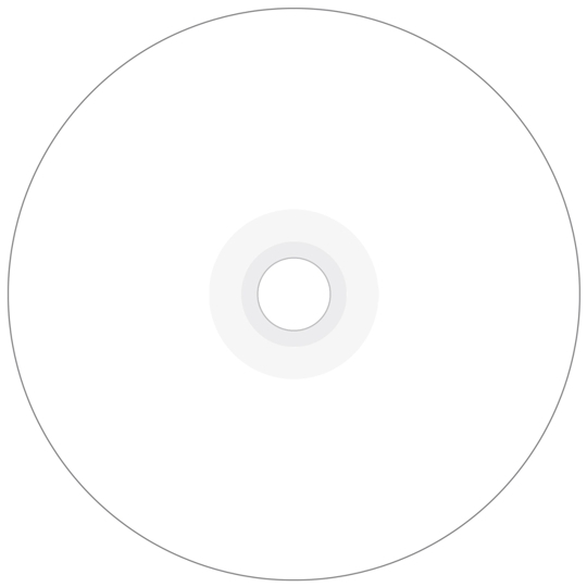 10-Pak 100-MIN 900MB 48X White Inkjet Hub Printable CD-R's by MediaRange
