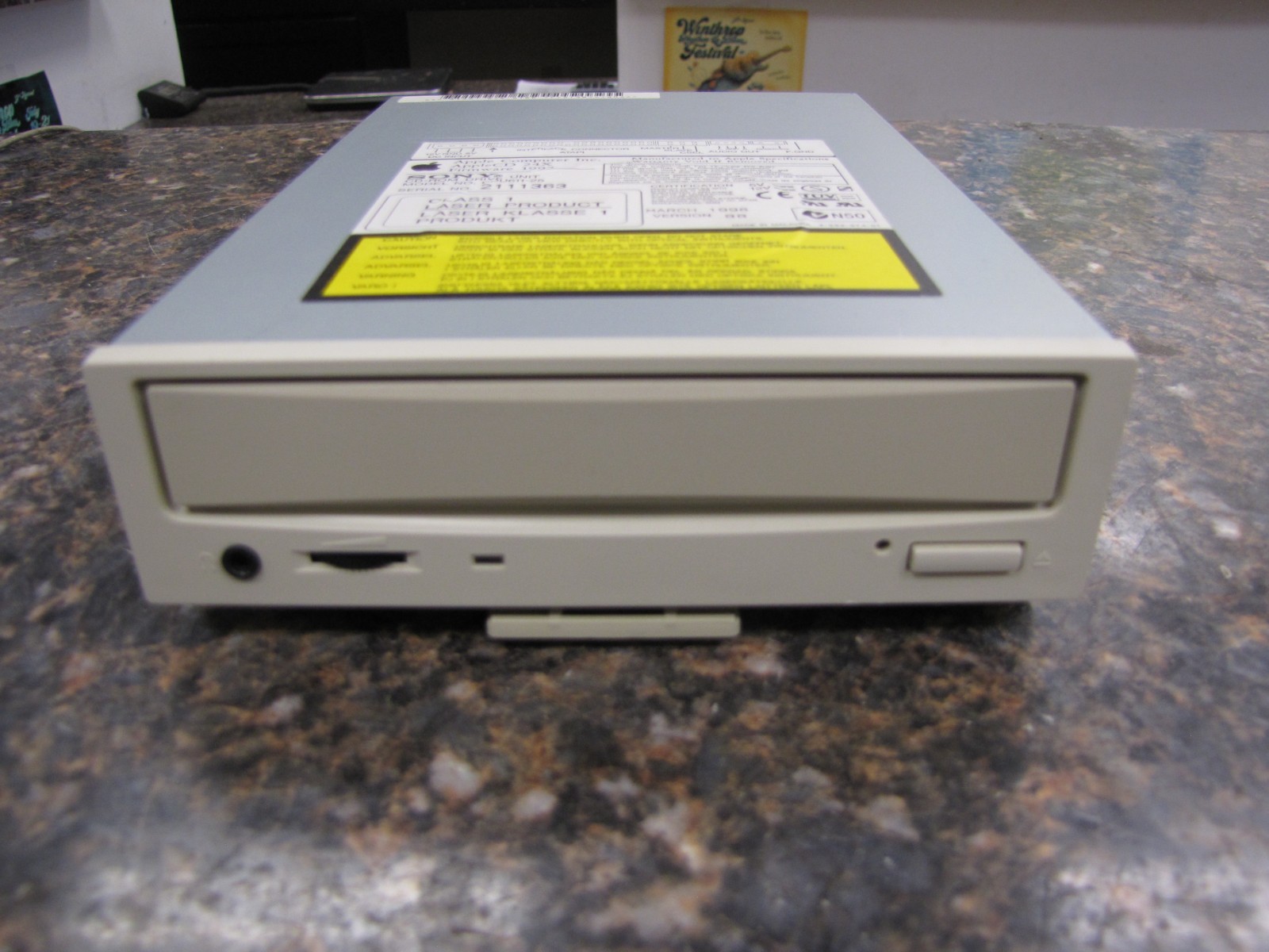 Apple CD 24X Sony CDU611-25 ATAPI IDE CD-ROM Drive Beige 1997 -NG7
