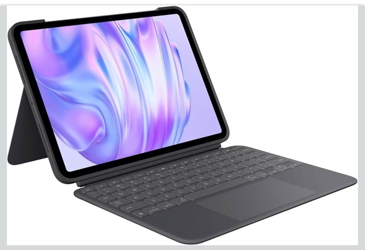 Logitech Combo Touch Keyboard Case for iPad Pro 11-inch (M4 & M5) - Graphite
