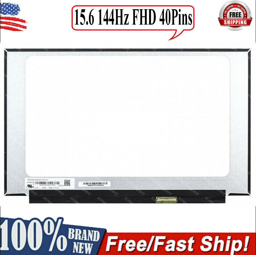 NEW LM156LF2F01 LM156LF2F03 144Hz LCD Screen FHD 1920x1080 Matte TESTED WARRANTY