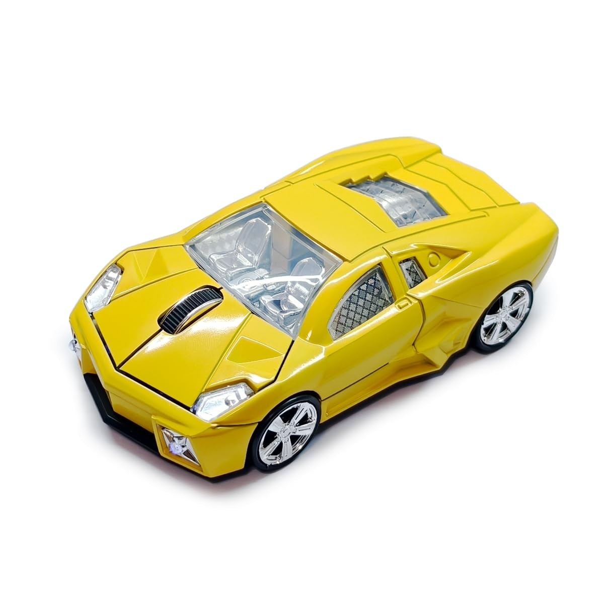 Wireless Sports Car Shaped Mouse Computer Mice Optical 2.4GHz with Headlight ...